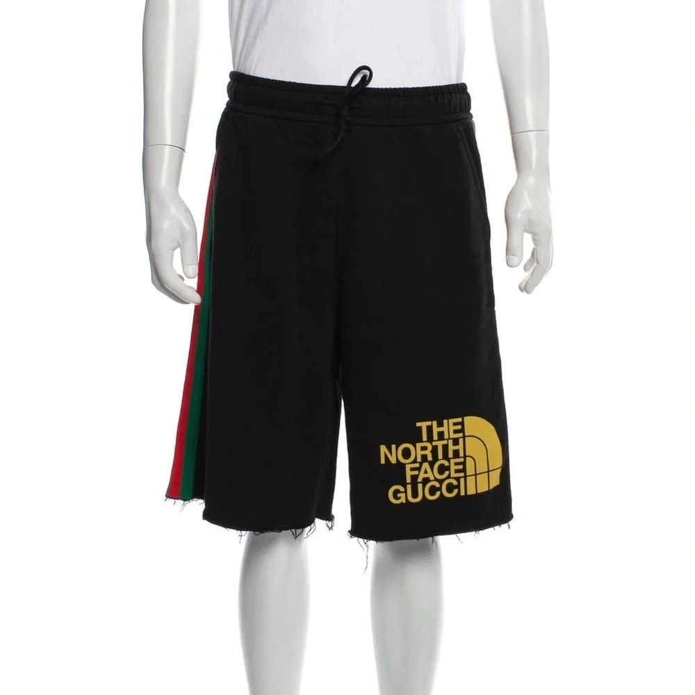 NWT The North Face x Gucci Logo Shorts Black Size XS